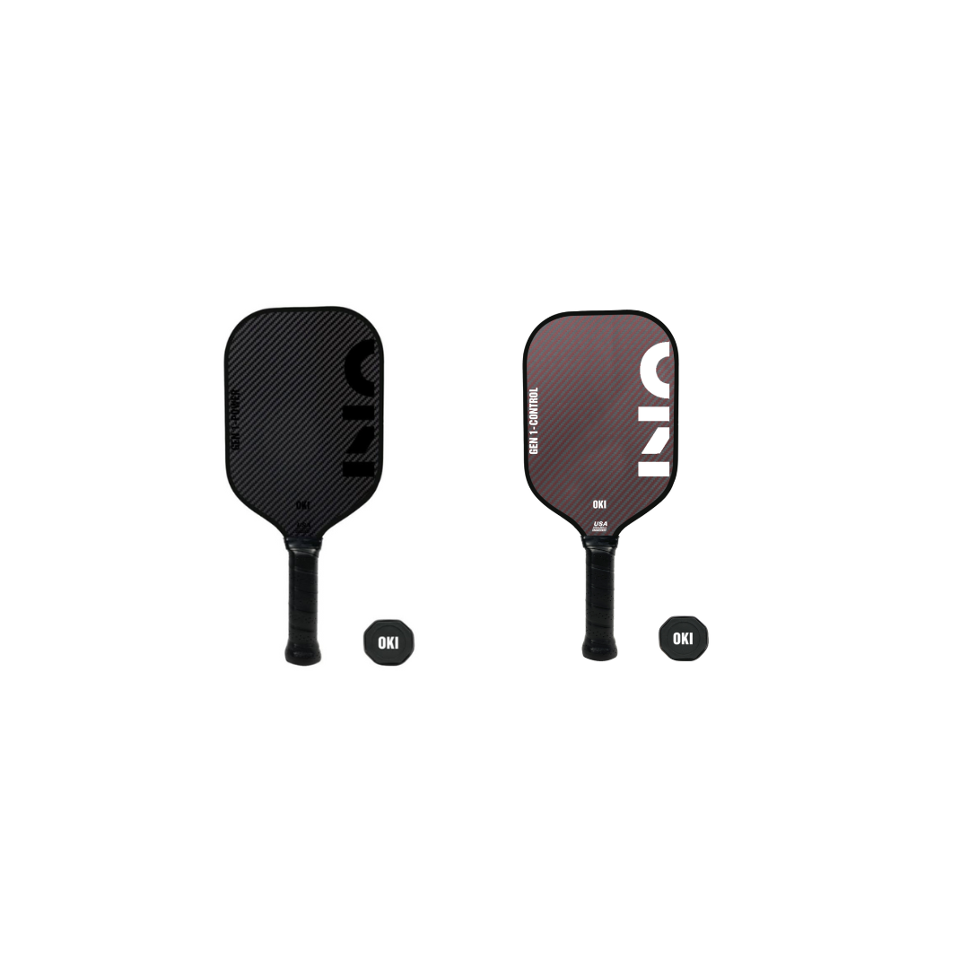 OKI Gen 1 Paddle Combo (2 Paddles) - Carbon Fiber & Kevlar Paddle 16mm